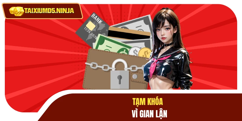 Tài Khoản Chơi Tài Xỉu Bị Khóa - Hướng Dẫn Cách Khắc Phục 2 Tạm khóa vì gian lận