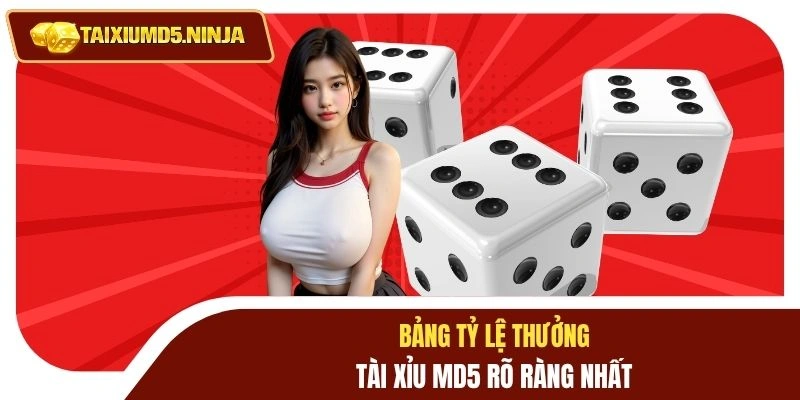 Bảng tỷ lệ thưởng Tài Xỉu MD5 rõ ràng nhất